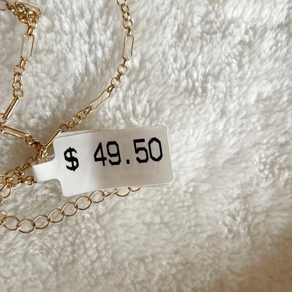 Macy’s Beaded Lariat Necklace Gold Tone Multi Colored Cluster Beads NWOT - Picture 10 of 11